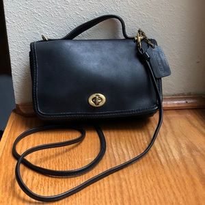 Black Vintage Coach Casino Bag